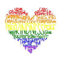 Load image into Gallery viewer, ERA // KINDNESS HEART - PRIDE Edition // T-Shirt